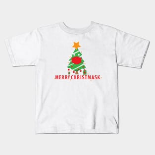 Merry Christ-mask Kids T-Shirt